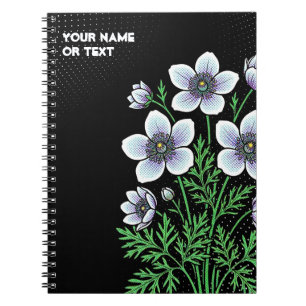Cuaderno Cenit Botánico: Paraquilegia anemonoides Pop Art