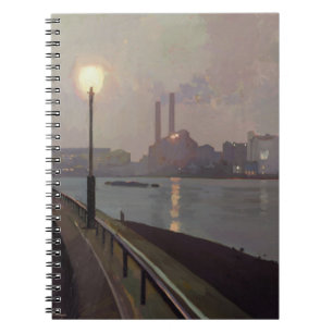 Cuaderno Central eléctrica de Chelsea por noche