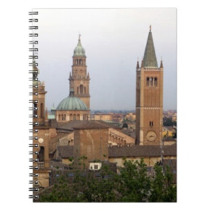 Cuaderno centro de la ciudad de Parma; iglesia Battistero a