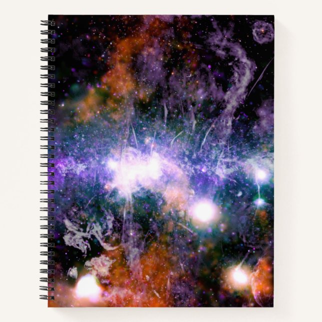 Cuaderno Centro Galáctico de la Galaxia Vía Láctea Hubble (Anverso)