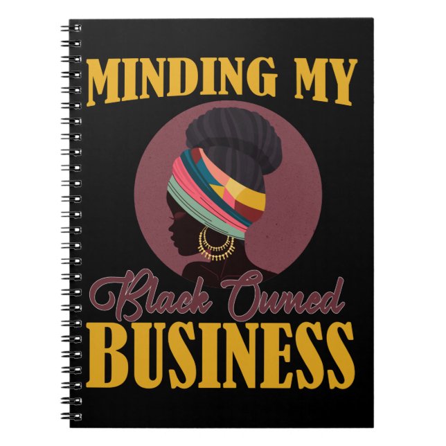 Cuaderno CEO African AMERICAN Small Business (Frente)
