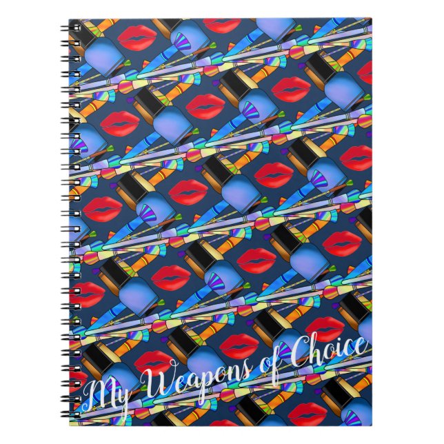 Cuaderno Cepillo de maquillaje Elección Nail Diversión pola (Frente)