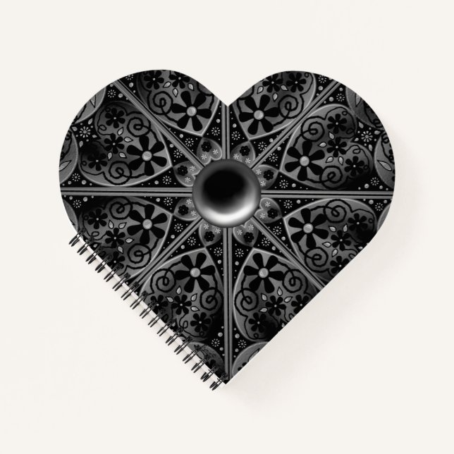 Cuaderno Ceramic Lace Black (Anverso)