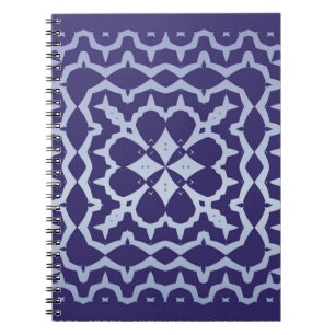 Cuaderno Cerámica de azulejo portugués antiguo. Diseño gráf