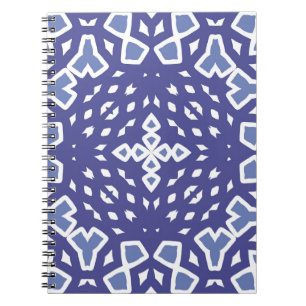 Cuaderno Cerámica de azulejo portugués antiguo. Diseño orig