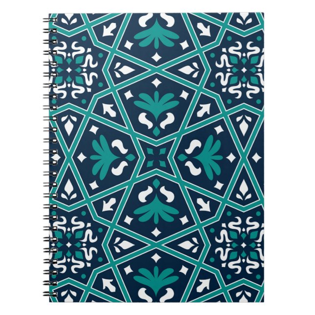 Cuaderno Cerámica de colores islámicos sin foco (Frente)