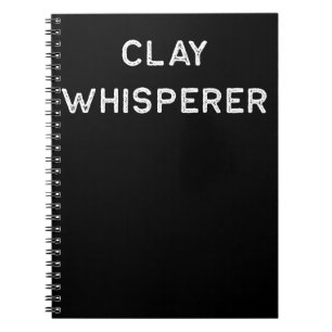 Cuaderno Cerámica de la arcilla de la luz del Whisperer de