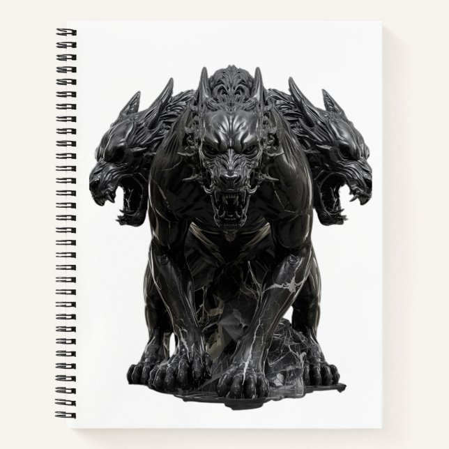 Cuaderno Cerberus: Abyss Guardian Mythic Journal (Anverso)