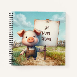 Cuaderno Cerdo - Come Más Gente