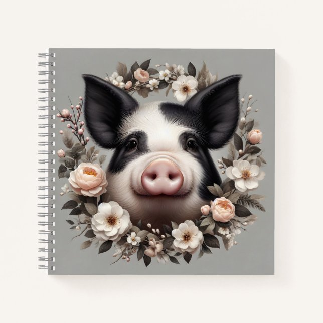 Cuaderno Cerdo cúbico (Anverso)