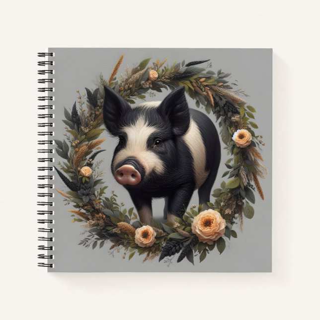 Cuaderno Cerdo cúbico (Anverso)