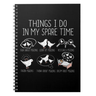 Cuaderno Cerdo de crianza de pichón Carreras Regalo de homb