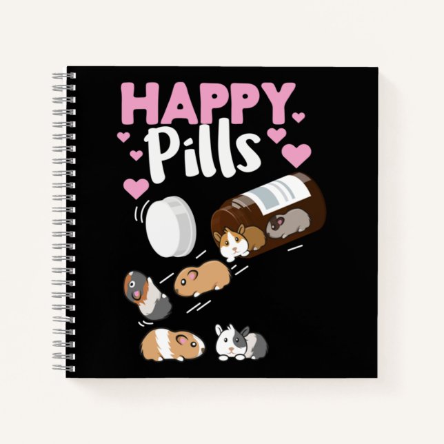 Cuaderno Cerdo de Happy Pill Guinea (Anverso)