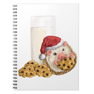 Cuaderno Cerdo de la galleta del navidad