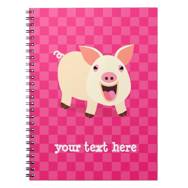 Cuaderno Cerdo feliz (Frente)