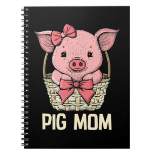 Cuaderno Cerdo Mamá Cerdo Lover Mujeres Cerdo Regalo Mujere