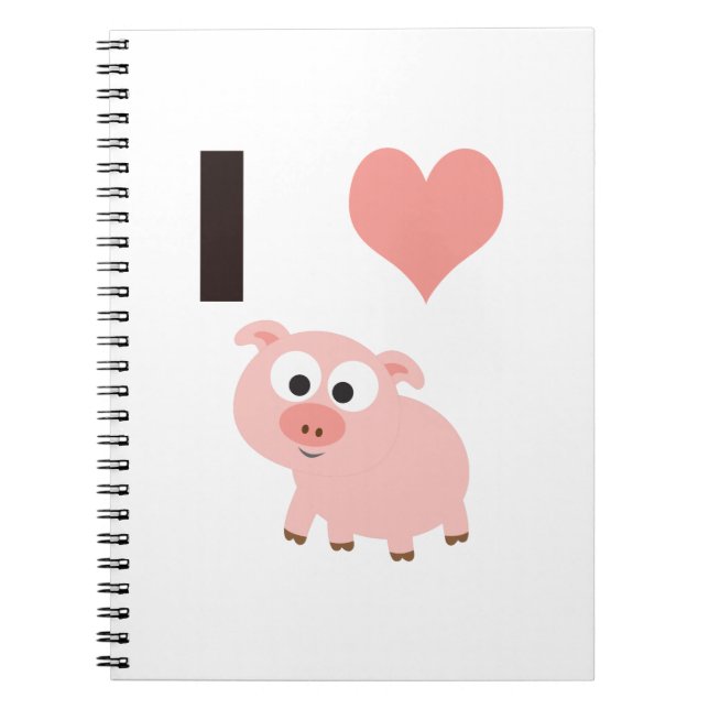 Cuaderno Cerdos de corazón (Frente)