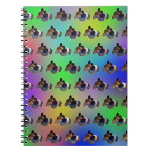 Cuaderno Cerdos de Guinea arcoiris, bloc de notas