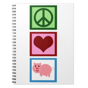 Cuaderno Cerdos del amor de la paz