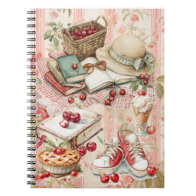 Cuaderno Cerezas dulces de verano (Frente)