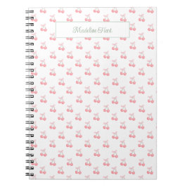 Cuaderno Cerezas personalizadas de moda
