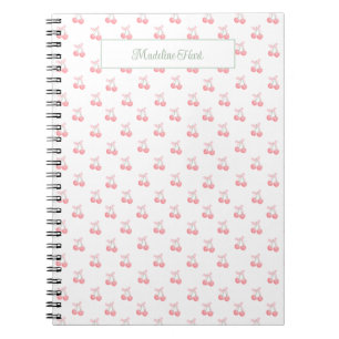 Cuaderno Cerezas personalizadas de moda