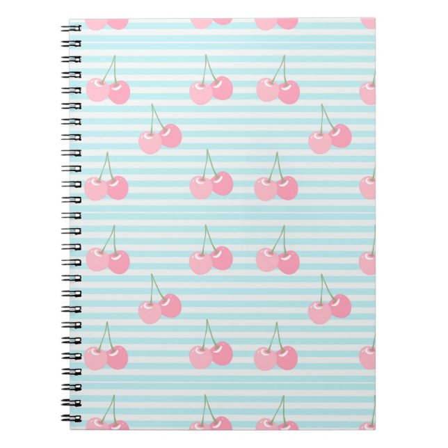 Cuaderno Cerezas Rosadas Verano (Frente)