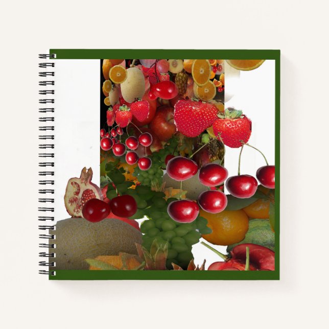 Cuaderno Cerezas Y Frutas (Anverso)