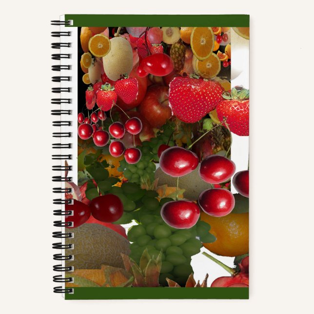 Cuaderno Cerezas Y Frutas (Anverso)