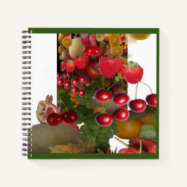 Cuaderno Cerezas Y Frutas
