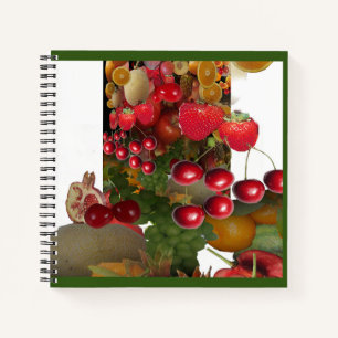 Cuaderno Cerezas Y Frutas
