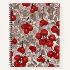 Cuaderno Cerezas y Plata