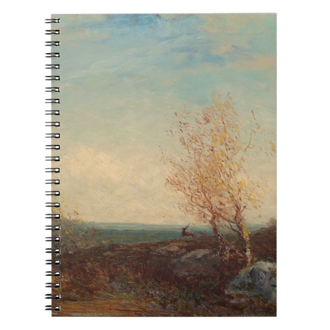 Cuaderno Cerf Dans La Forêt De Fontainebleau Félix Ziem (Frente)