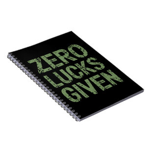 Cuaderno Cero Suerte Dado Día de San Patricio Divertido Pat