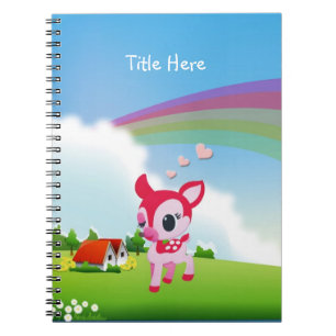 Cuaderno Cervatillo lindo de los ciervos del amor con