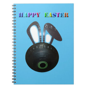 Cuaderno Césped Bowl Conejo de Pascua, portátil