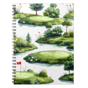 Cuaderno Césped de práctica de golf