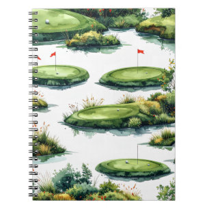 Cuaderno Césped de práctica de golf