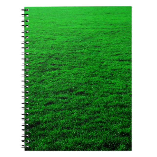 Cuaderno césped verde de fondo (Frente)