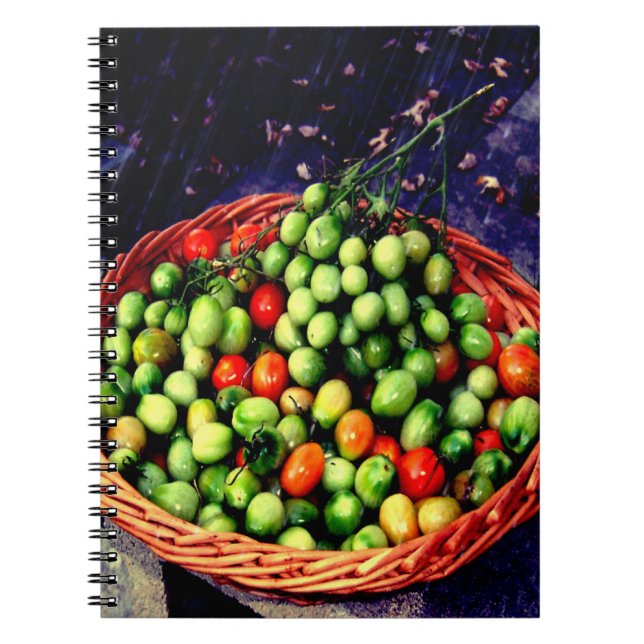 Cuaderno Cesta de tomate de cerezo (Frente)
