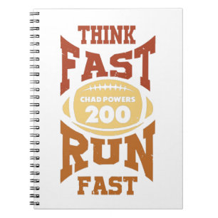 Cuaderno Chad Powers - Piensa Rápido Corre Rápido - Vintage