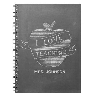Cuaderno Chalk inspiró Apple que me encanta enseñar cuadern