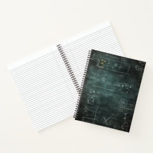 Cuaderno Chalkboard Math Doodles