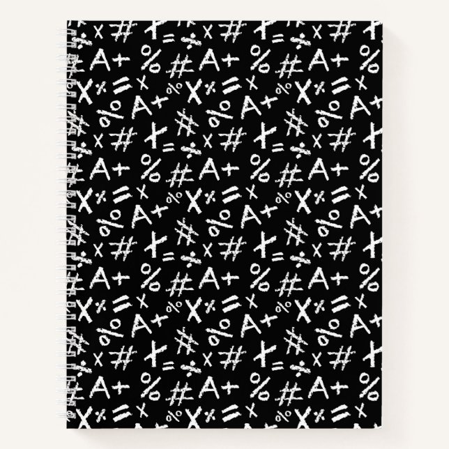 Cuaderno Chalked Up to Math: A Symbolic Statement (Anverso)