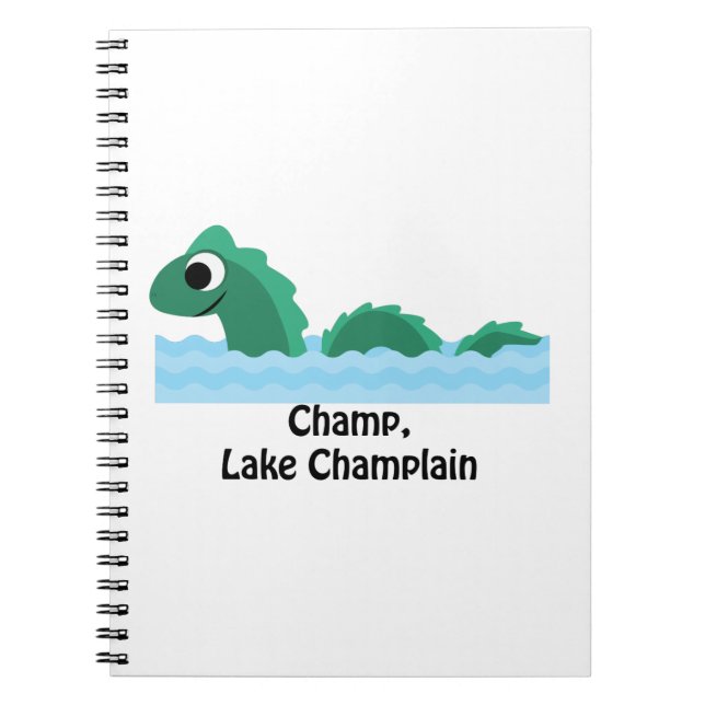 Cuaderno Champ, lago Champlain (Frente)
