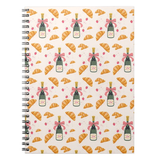 Cuaderno Champán y Croissants (Frente)