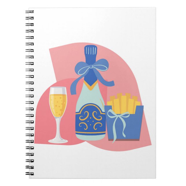 Cuaderno Champán y papas fritas (Frente)