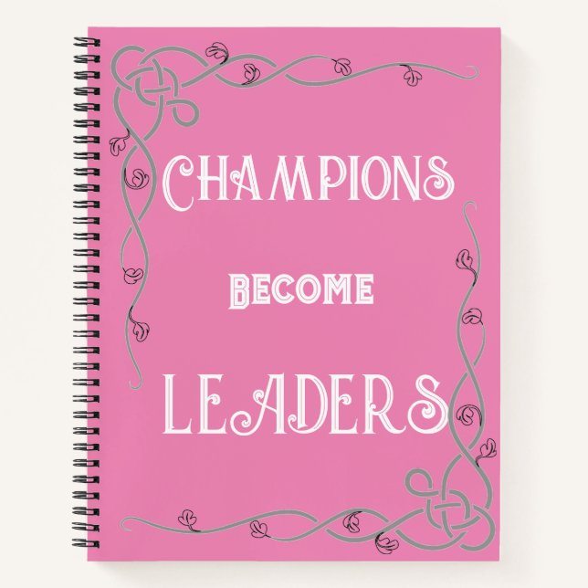 Cuaderno Champions Become Leaders Notebook  (Anverso)