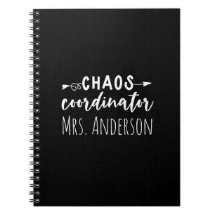 Cuaderno Chaos Coordinador Oficina Coworker Mom