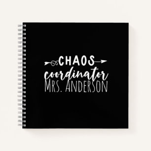 Cuaderno Chaos Coordinador Oficina Coworker Mom